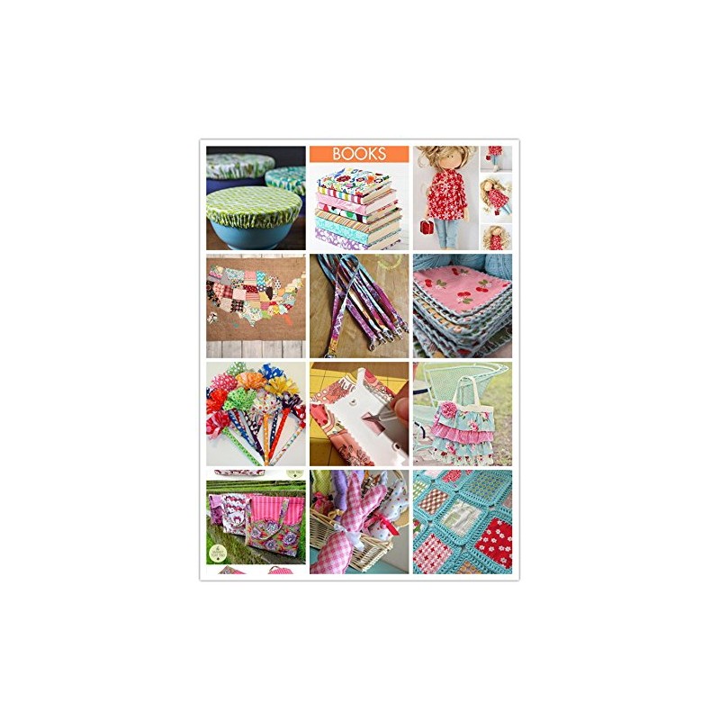 7pcs DIY patchwork cotton fabric in squares, cotton cloth, package