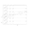 TAGKRAFTERS 7" x 1" White - 1,000 Pcs - Plastic