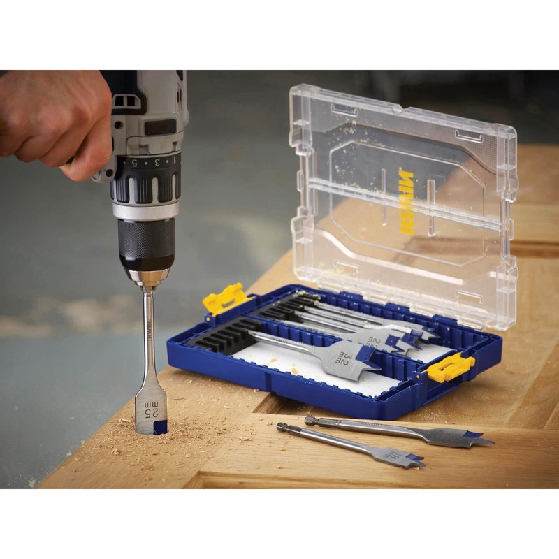 Blue Groove 4X Flat Bit Set, 8 Piece