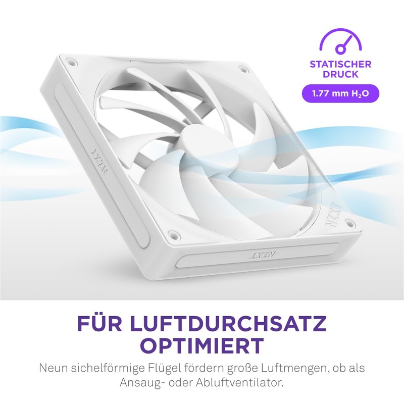 NZXT F140Q | 140mm Quiet Airflow PC Case Fan |