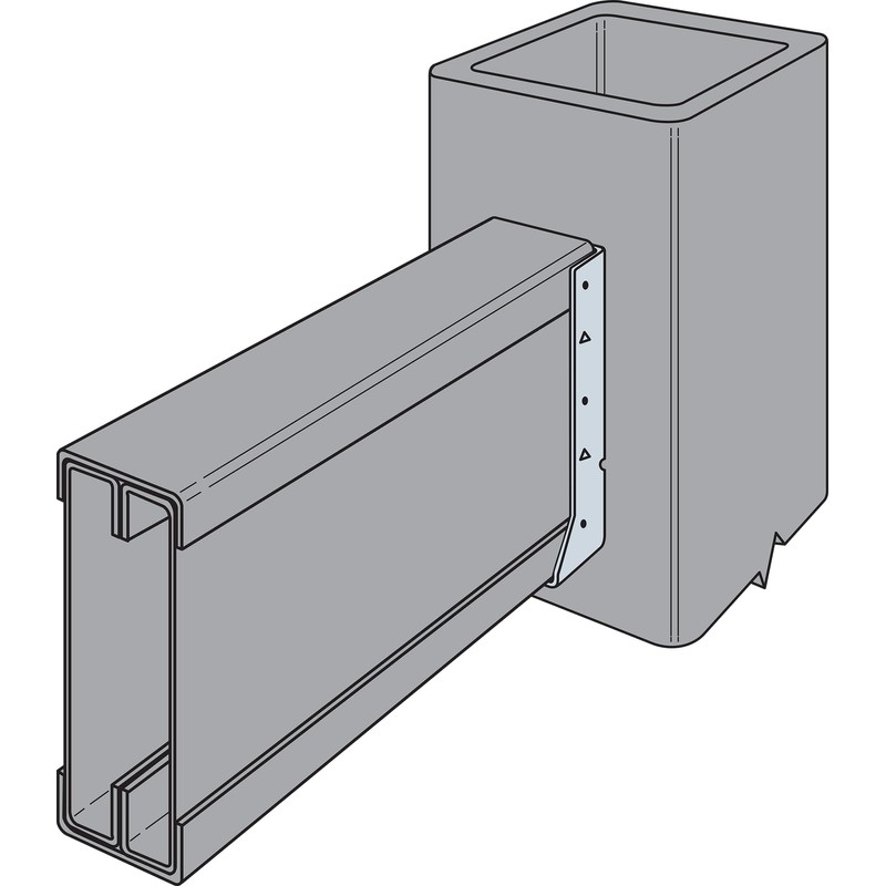 Simpson Strong-Tie HUC28-2Z HUC ZMAX Galvanized Face-Mount Concealed-Flange Joist Hanger