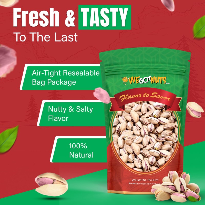 Turkish Antep Pistachios - 2.5 lbs (40oz) Premium Quality Kosher