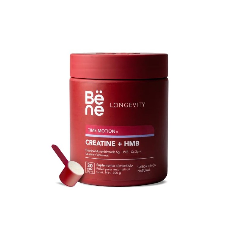 Creatina + HMB Suplemento Alimenticio 300g - Creatina Monohidratada 5g,