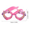 Abaodam Unicorn Swim Goggles with UV Design Soft Frame for