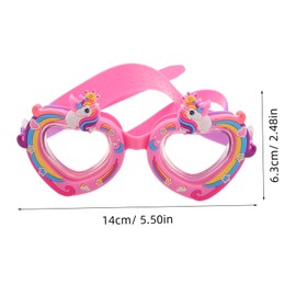 Abaodam Unicorn Swim Goggles with UV Design Soft Frame for Comfortable Fit for Water Activities and Pool Fun