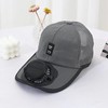 Solar Powered Fan Cap for Outdoor Cooling – USB Rechargeable