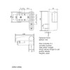 Mila Ideal Flag Upvc Door Hinge White Colour 100mm Heavy