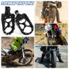 JECOMPRIS Motorcycle Foot Rests and Pegs - Front Rear Footpeg