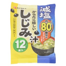 Hanamaruki Low Salt Delighted Freshwater Clam Juice, 12 Servings
