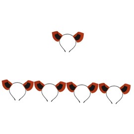FOMIYES 5pcs Adorable Monkey Ear Headband Fun Cosplay Hair Hoop for Parties Festivals Birthdays Unique Animal Ear Hair Ornament for Women and Costume Accessory