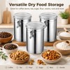 COSYOO 3 PCS Stainless Steel Canister Set, 62 oz Airtight