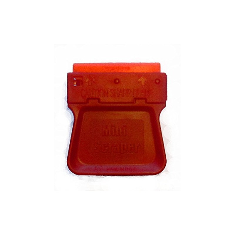 Mini Razor Blade Scraper with 25 Plastic Double Edged Razor