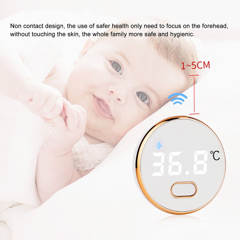 Digital Thermometer with LED Display 300mAh Non Contact Accurate Infrared