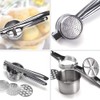 BESTOYARD Potato Masher Potato Ricer Stainless Steel Manual Squeezer Vegetable