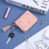 30Pcs Heart Shape Keychains Metal Spring Key Chain Sturdy Heart