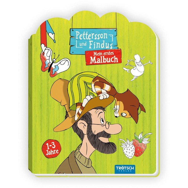 Trötsch Pettersson und Findus Mein erstes Malbuch: Malbuch Beschäftigungsbuch Ausmalbuch