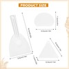 MOKIDO 4-Piece Dough Spatula Set, Pizza Spatula, Pizza Spatula, Flexible