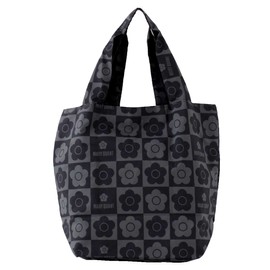 MARY QUANT [Approx. 31 x 23 x 16 cm] Washable Eco Bag (Large) 1202 (Ladies), multicolor (black / gray), L
