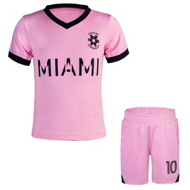 Cnins Youth American Soccer Outfit for Kids #10 US Soccer Football Clothes for Boys Soccer Apparel Girls (C-MPA,14Y)