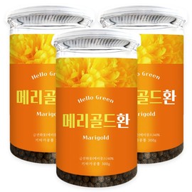 Hello Green Marigold Pills 300gX3 (Box) 900g Haematococcus / 헬로우그린 메리골드환 300gX3(통) 900g 헤마토코쿠스