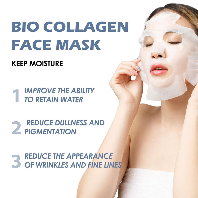 SEWOG Deep Collagen Lifting Mask, Anti Wrinkle Moisturizing Face Mask,