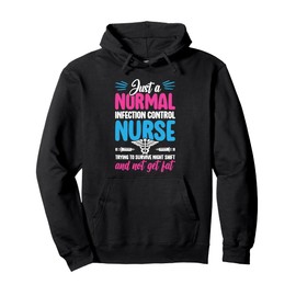 Infection Nursing Accessories Badge Infection Control Nurse Pullover Hoodie