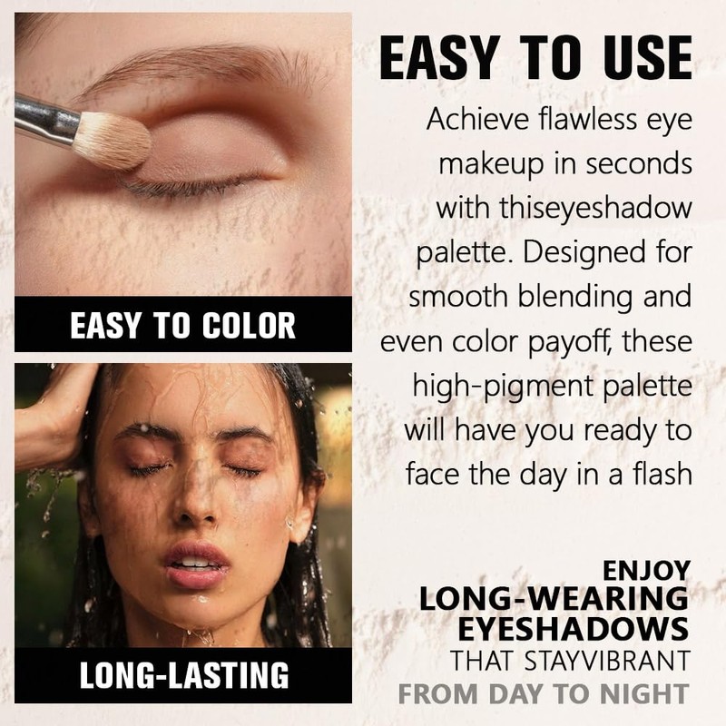 Single Matte Eye Shadow Palette Makeup, Nude Pink Matte Eyeshadow