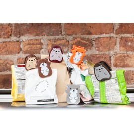 Kikkerland Woodlands Bag Clip, Set of 6