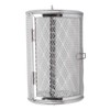 Rolling Grilling Basket Stainless Steel Grill Cage Round Stainless Steel