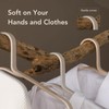 GUDEE CAKON Set of 3 Bamboo Hangers – Eco-Friendly, Strong