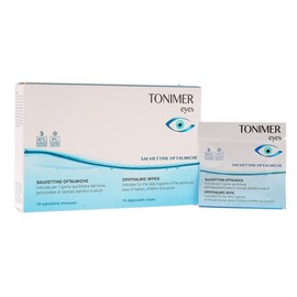Tonimer Eye Wipes with Inflamed Eye (Pack of 16)