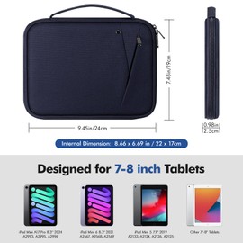 MoKo 7-8 Inch Tablet Sleeve Carrying Case Padded Protective Bag with Handle