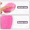 Oval Shaped Hair Brush, 1 Count Portable Travel Hair Brush,
