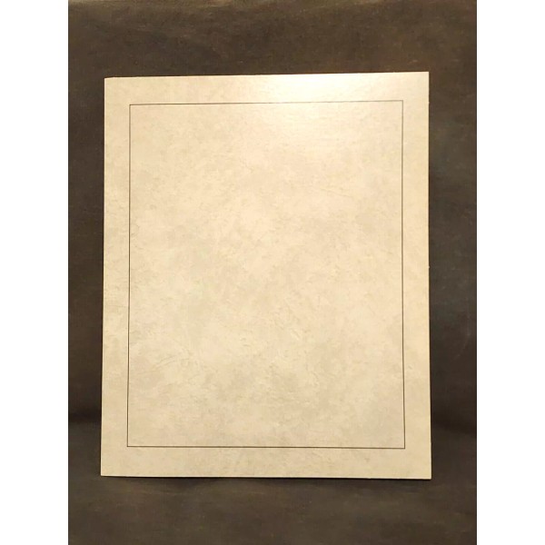 TAP Cardboard Photo Folder for a 8x10” Photo, Gray Vertical