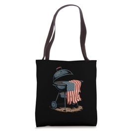 American Flag Utensil Bbq Tools Griller Pitmaster Barbecuing Tote Bag