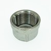 Nfomruyy 304 Stainless Steel Pipe Cap 1/2"NPT Thread, 0.25 Inch