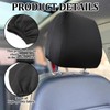 Xorim 4 Pcs of Headrest Covers for Cars, Car Headrest