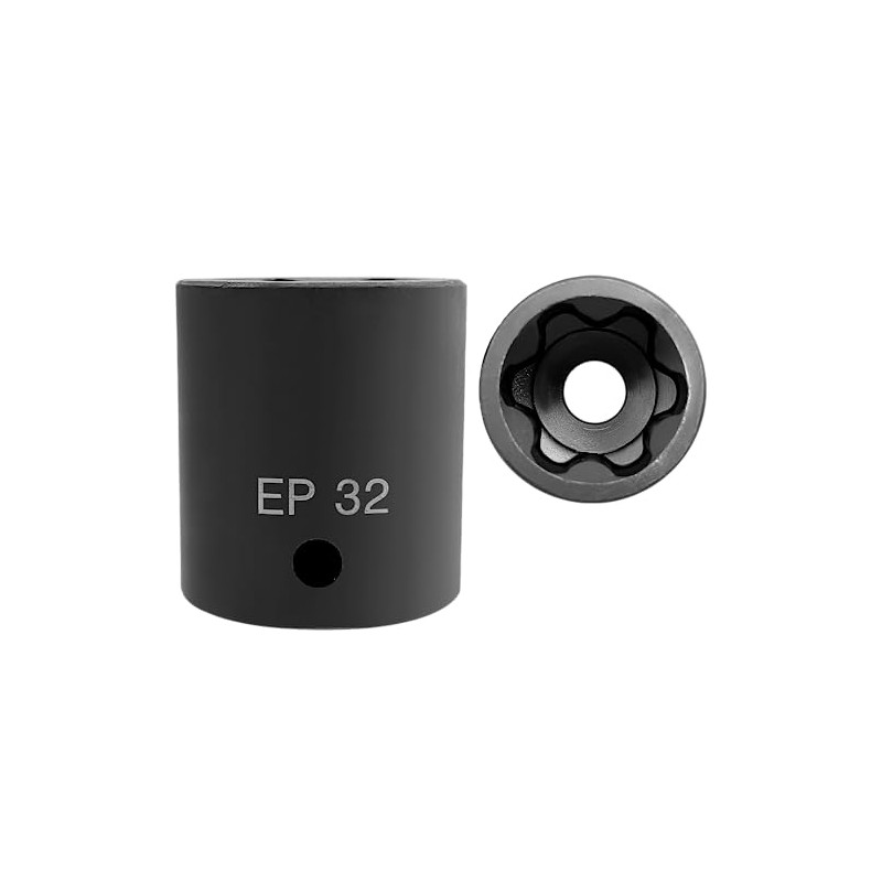 ZKTOOL EP Socket EP32,6 Point 1/2'' drive External Torx Plus