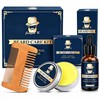 Kit de Cuidado de Barba para Hombres, Set de Aseo