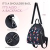 BAGZY Women's Backpack Handbags 2 in 1 Small Backpack Bag