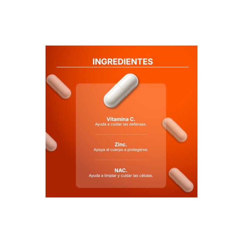 NAC, Vitamina C y L-OptiZinc