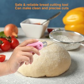 TAWPYA Bread Lame Sourdough Scoring Tool Baking Supplies,Quick Refill Blade Bread Cutter/Knife for Homemade Bread (blue)