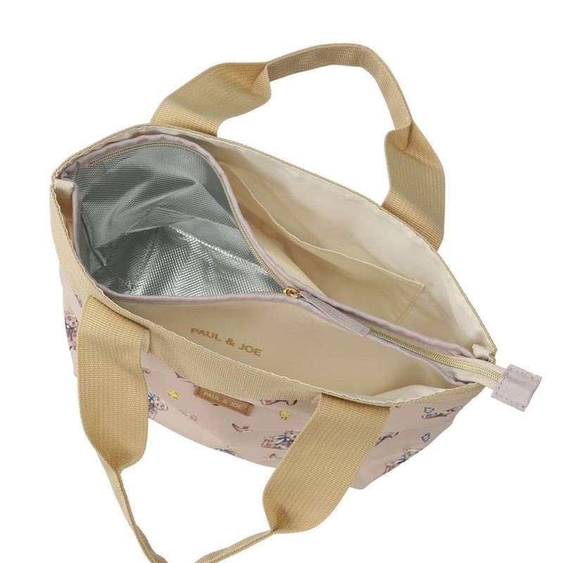 Paul & Joe Breaktime Marks Bear Latte PAJB-TB07-BE Lunch Tote