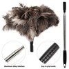 Extendable Ostrich Feather Duster 26"-79", Real Fluffy Ostrich Feather Duster,