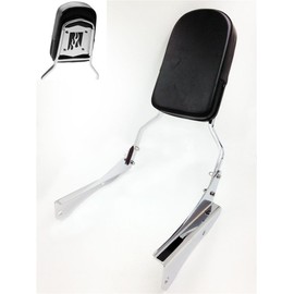 SMT-Flame Backrest Sissy Bar Compatible With 2001-2006 Honda Shadow Spirit 750 Vt750 [B00RUDYZII]