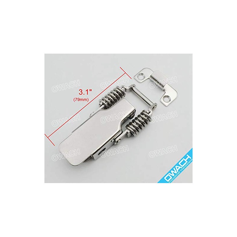 2 Pack Stainless Steel Draw Latch Toggle Catch Spring Clamp