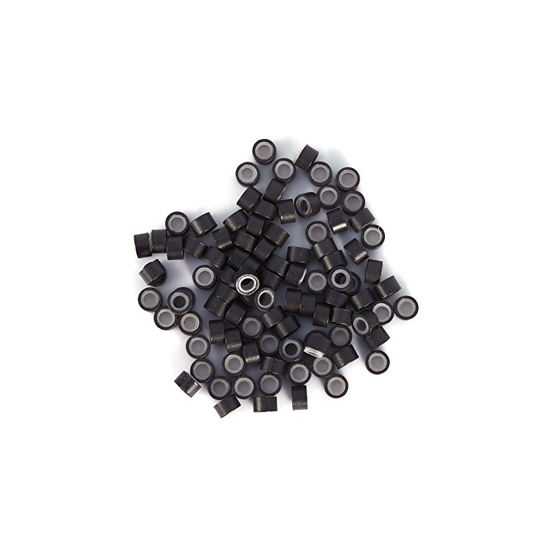 Anillo de extensión de cabello de silicona500PCS/Bottle 5MM Silicona forrada
