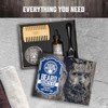 Kit de crescimento de barba para homens, kit de cultivo