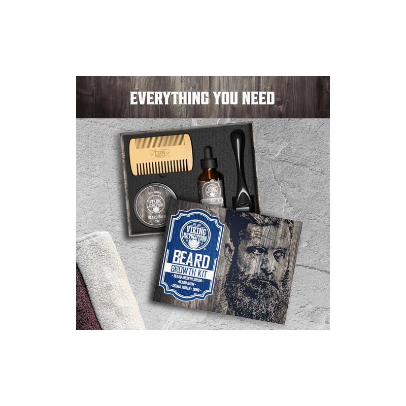 Kit de crescimento de barba para homens, kit de cultivo