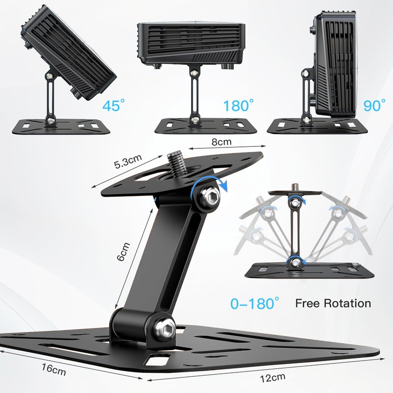 YushengTai Projector Mount, Mini Projector Stand, Projector Mount for Wall